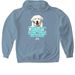 TGPR 25th Anniversary Ts #4: Kind of Crazy, a Stone Blue Gildan Softstyle Pullover Hoodie