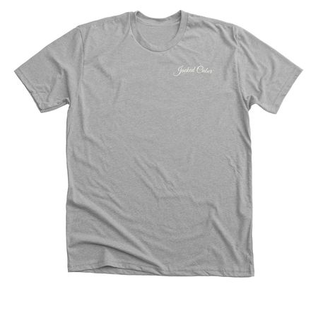 Jacked Cuber Off-White Logo, a Athletic Heather Premium Unisex Tee