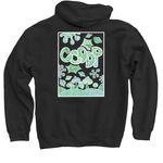 CCODP Hoodie, a Black Pullover Hoodie (back-view)