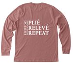 RBA 2026 {limited} Studio Collection, a Heather Mauve Premium Long Sleeve Tee (back-view)