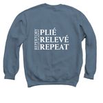 RBA 2026 {limited} Studio Collection, a Indigo Crewneck Sweatshirt (back-view)