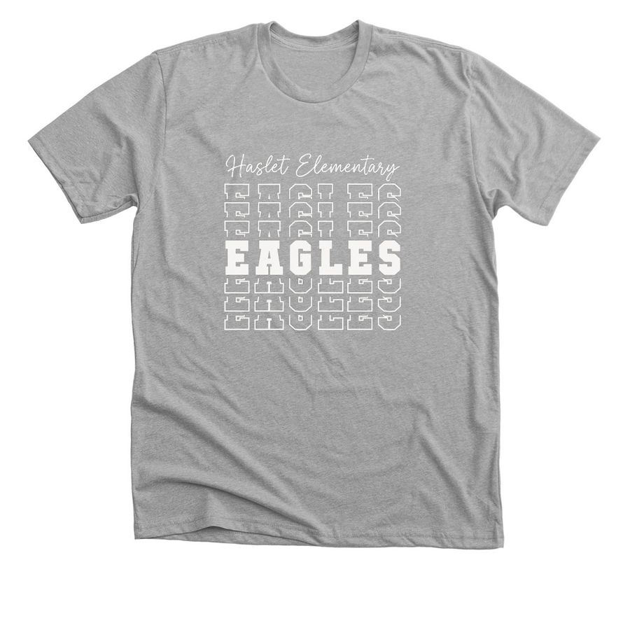 Haslet Spirit, a Athletic Heather Premium Unisex Tee