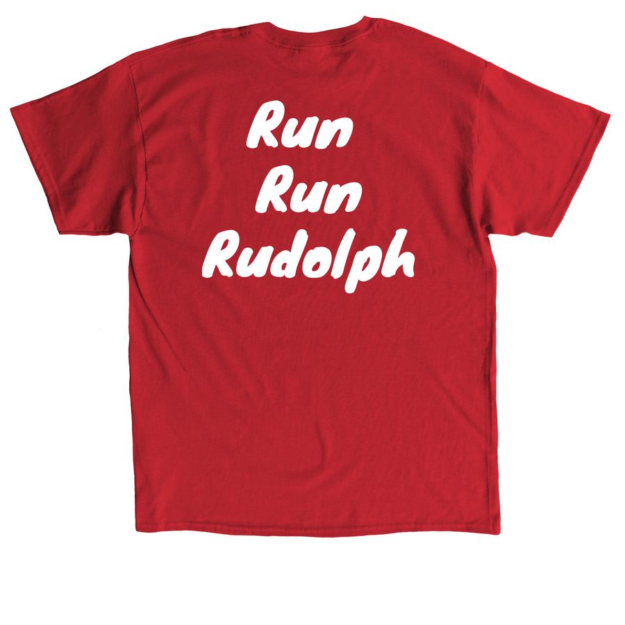 Youth Run Run Rudolph Tee Youth Run Run Rudolph Tee