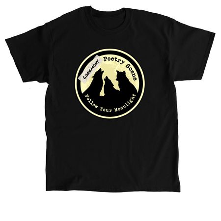 Longmont Poetry Scene, a Black Classic Unisex Tee
