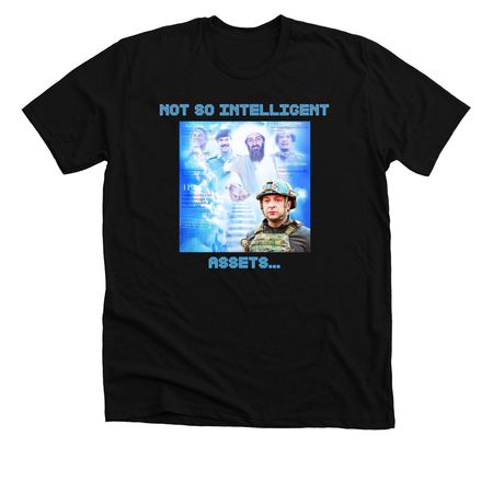Intelligence Assets, a Solid Black Blend Premium Unisex Tee