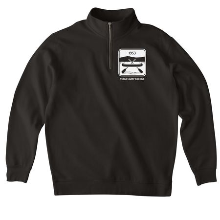 Sweaters to Support Scholarships, a Black Midweight Quarter Zip Pullover