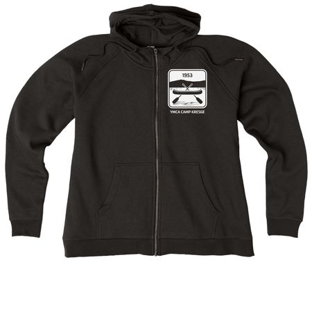 Sweaters to Support Scholarships, a Deep Black Allmade Women?s Organic CVC Zip-Up Hoodie