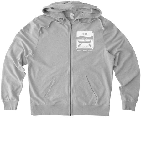 Sweaters to Support Scholarships, a Granite Grey Heather Allmade Organic French Terry Zip Up Hoodie