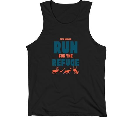 30th Annual Run for the Refuge, a Black Premium Cotton Tank