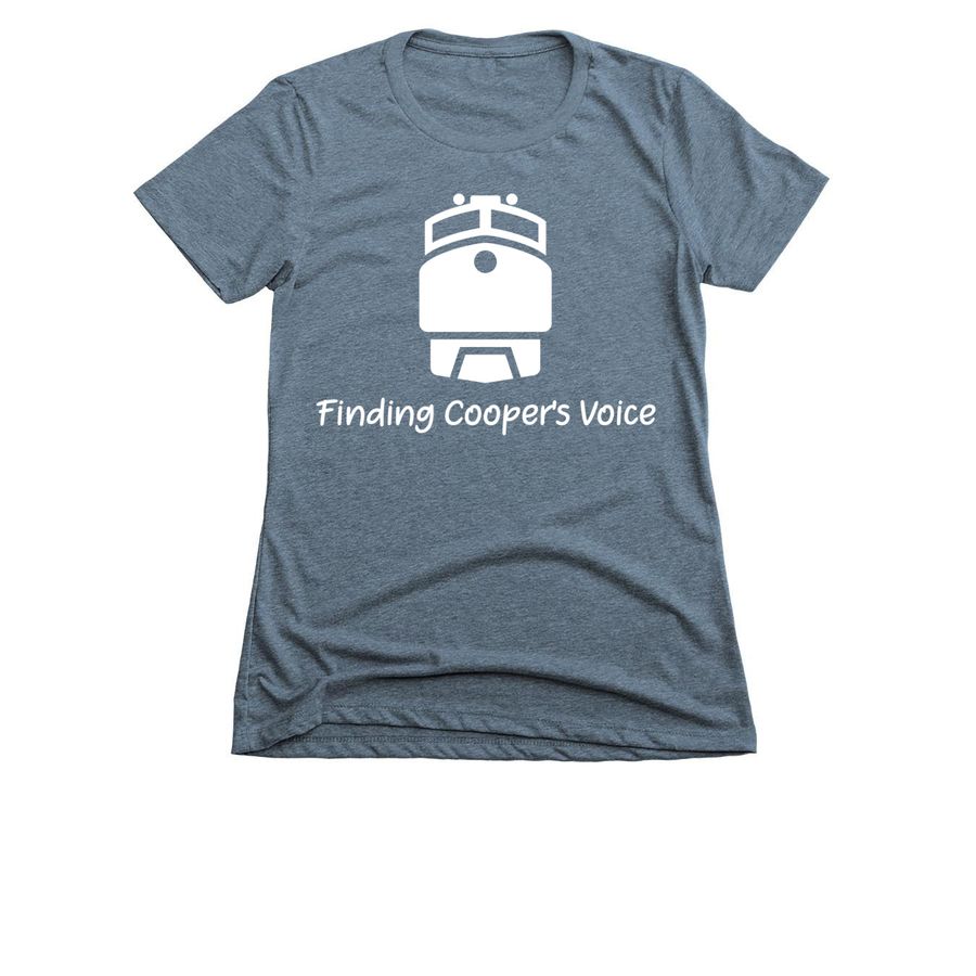 Finding Cooper's Voice, a Indigo Women's Slim Fit Tee