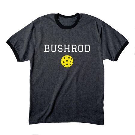 New Bushrod Gear for Summer, a Dark Heather Grey/ Jet Black Cotton Ringer Tee