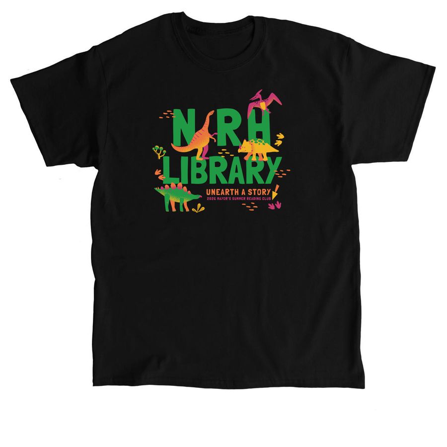 2026 NRH Summer Reading T-Shirt, a Black Classic Unisex Tee