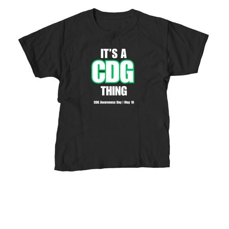 It's a CDG Thing, a Black Youth Unisex Tee