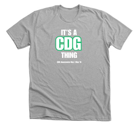 It's a CDG Thing, a Athletic Heather Premium Unisex Tee