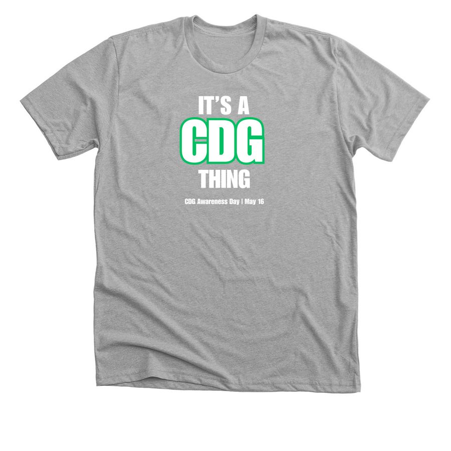 It's a CDG Thing, a Athletic Heather Premium Unisex Tee