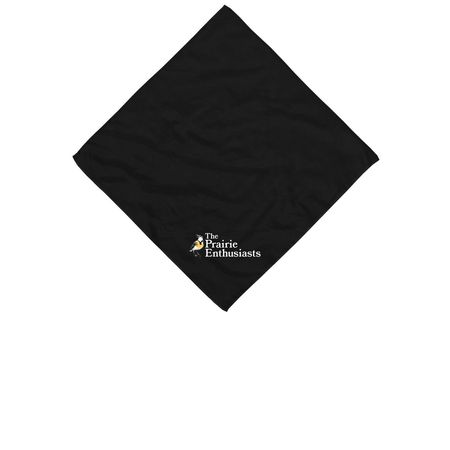 Black Bandana, a Black Cotton Bandana