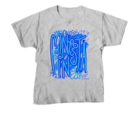 Minnesota, a Sport Grey Youth Unisex Tee
