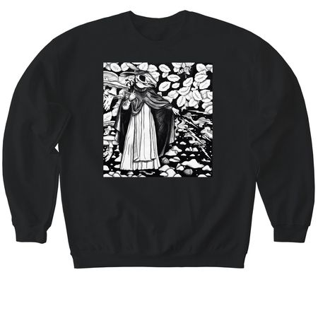 Skull Bunny&nbsp;, a Black Softstyle Crewneck Sweatshirt