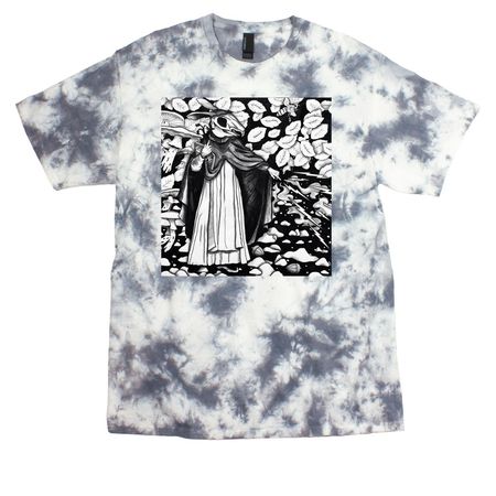Skull Bunny&nbsp;, a Grey Crystal Tie Dye Tee