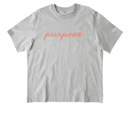 "The Three Ps of Sustainability", a Cool Heather Grey Stanley/Stella Unisex Freestyler Heavyweight Tee