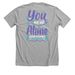 Zach shirts!!, a Athletic Heather Premium Unisex Tee (back-view)