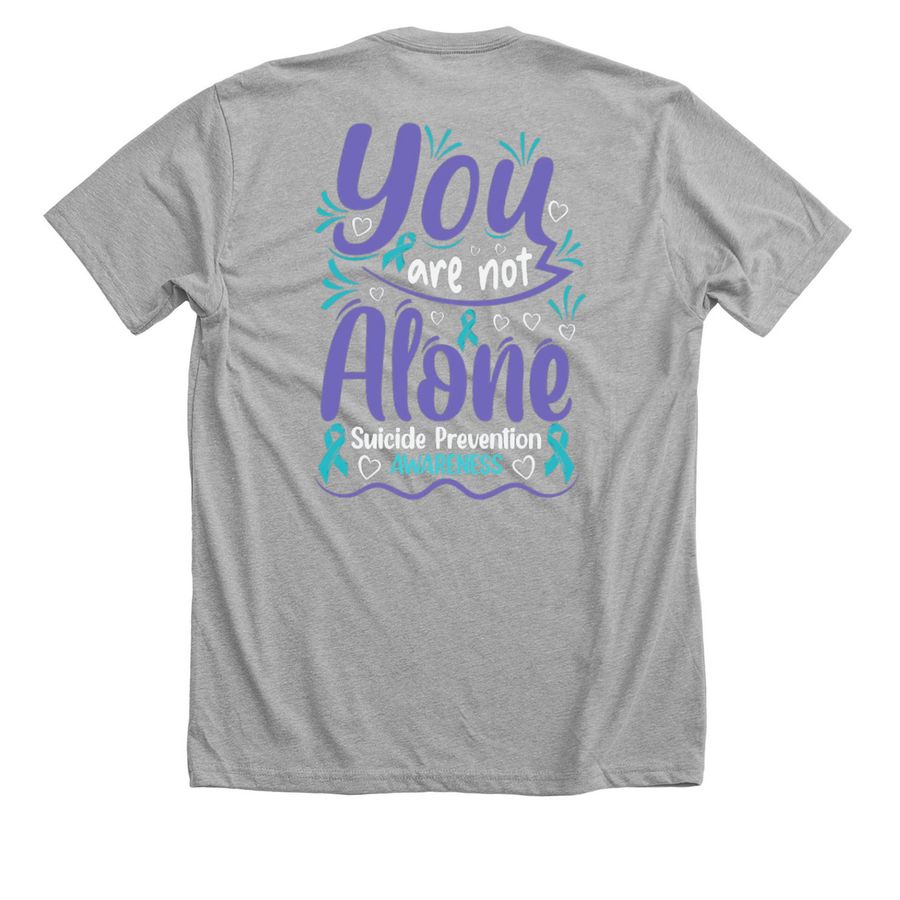 Zach shirts!!, a Athletic Heather Premium Unisex Tee (back-view)