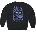 Zach shirts!!, a Black Softstyle Crewneck Sweatshirt (back-view)