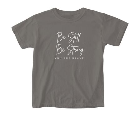 Miracle for Jackson: Be Still, Be Strong!&nbsp;, a Grey Comfort Colors Youth Tee