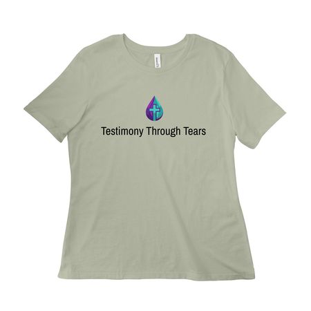 From a hurting mom, a Thyme Women?s Relaxed Cotton Tee (back-view)