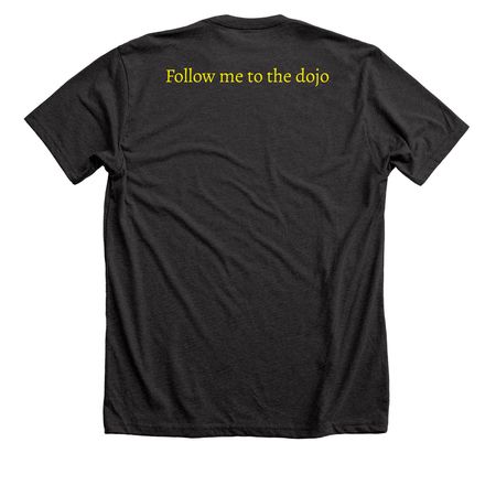 Is it in you?, a Dark Grey Heather Premium Unisex Tee (back-view)