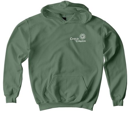 Ahoy Me Hearties, a Military Green Softstyle Youth Pullover Hoodie