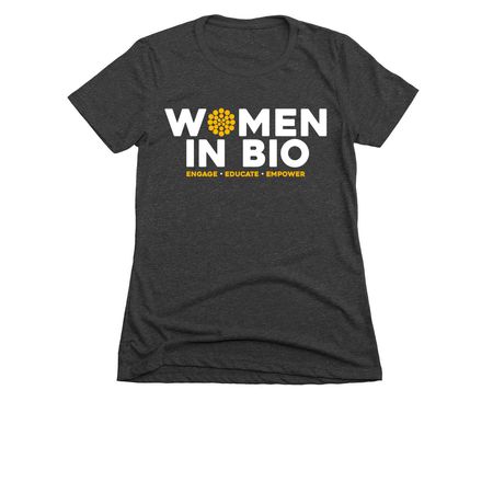 Women In Bio, a Charcoal Women's Slim Fit Tee