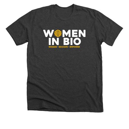 Women In Bio, a Dark Grey Heather Premium Unisex Tee