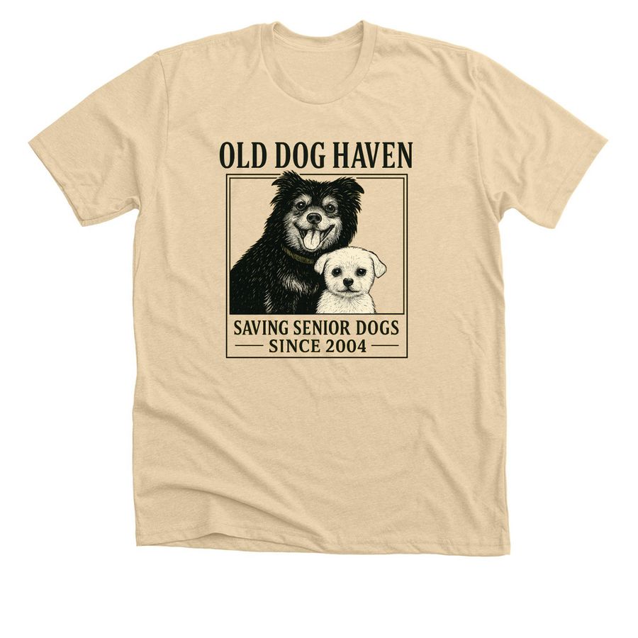 ODH Bear & Mimmo, a Heather Soft Cream Premium Unisex Tee