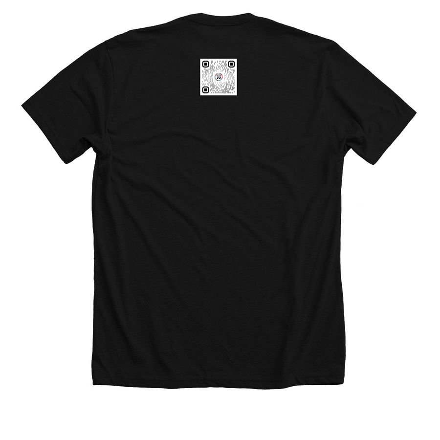 Faded TF22 | VAU, a Solid Black Blend Premium Unisex Tee (back-view)