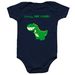 Baby Dino Onesie, a Navy Infant Onesie
