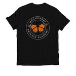 Support MPA with Spirit Wear (Dark), a Deep Black Allmade Organic Cotton Unisex Tee (back-view)