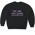 SFAC 2026, a Black Softstyle Crewneck Sweatshirt (back-view)