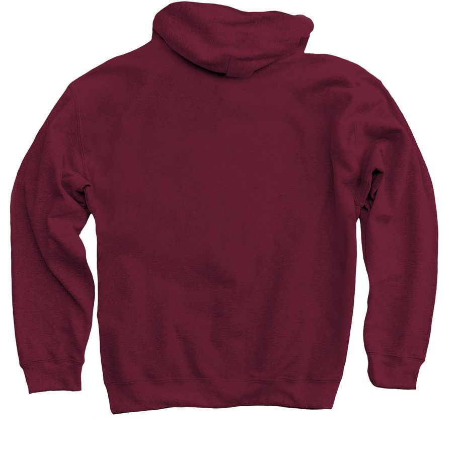 Fall Festival Collection, a Maroon Pullover Hoodie (back-view)