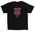stronger together, a Black Classic Unisex Tee (back-view)