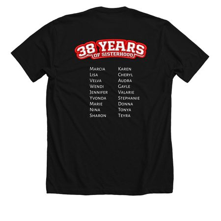 ELITE 18, a Solid Black Blend Premium Unisex Tee (back-view)