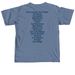 Your County. Your Coast., a Blue Jean Comfort Colors Unisex Tee (back-view)
