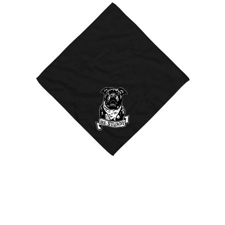 Sturdy Bandanas, a Black Cotton Bandana