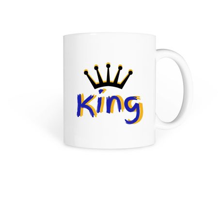 King coffee mug, a White Coffee Mug