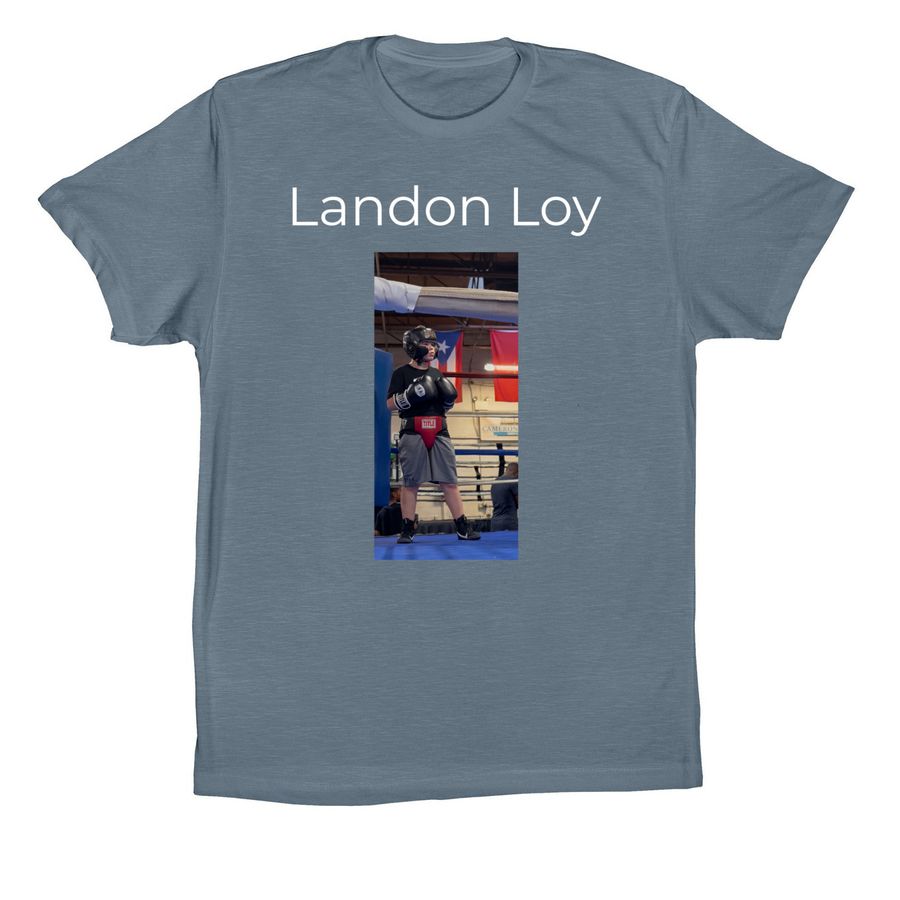 Landon Loy- Team shirts for breakthrough walk, a Slate Premium Cotton Tee