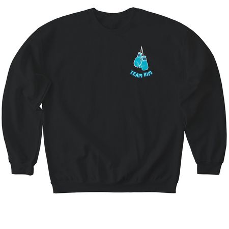 Kim's Krew, a Black Softstyle Crewneck Sweatshirt