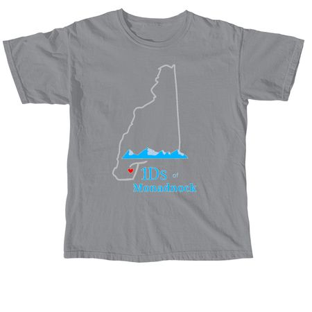 T1D Front Logo&nbsp;, a Granite Comfort Colors Unisex Tee