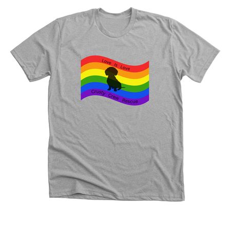 Love is love unisex T-shirt&nbsp;, a Athletic Heather Premium Unisex Tee