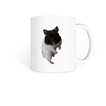 Oreo Hamster Mug, a White Coffee Mug