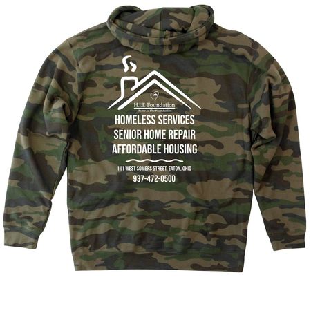 Programs Feature, a Forest Camo Heavyweight Camo Pullover Hoodie